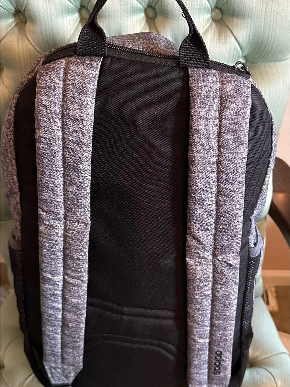 Adidas Gray Heathered Backpack